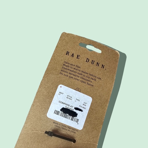 NWT Rae Dunn Fall Thanksgiving Family Gathers Here 15” Long Rolling Pin - Picture 7 of 7